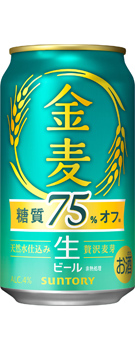 金麦〈糖質75%オフ〉350ml缶