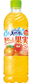サントリー天然水 きりっと果実 オレンジ&マンゴー 600mlペット