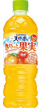 サントリー天然水 きりっと果実 オレンジ&マンゴー 540mlペット