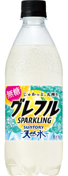 サントリー天然水 グレフルSPARKLING 500mlペット