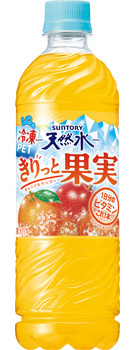 サントリー天然水 きりっと果実 オレンジ&マンゴー 冷凍PET 590mlペット