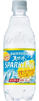 サントリー 天然水スパークリング レモン 480mlペット 商品情報 カロリー 原材料 サントリー