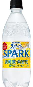 サントリー天然水 SPARKLING レモン 500mlペット