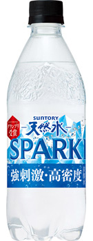 サントリー天然水 SPARKLING 500mlペット