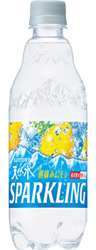 サントリー天然水スパークリング レモン 480mlペット