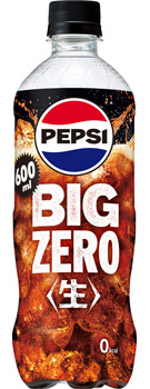 ペプシ〈生〉 BIG ZERO 600mlペット