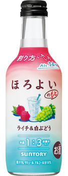 ほろよいのもと〈ライチ&白ぶどう〉250ml瓶