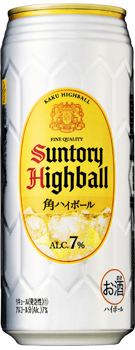サントリー角ハイボール缶 500ml缶 商品情報 カロリー 原材料 サントリー