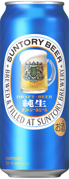 サントリー生ビール〈純生〉500ml缶