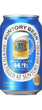 サントリー生ビール〈純生〉350ml缶