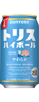トリス ハイボール〈やわらか〉350ml缶