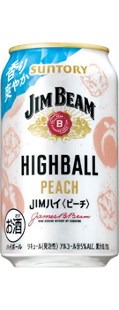 ジムビーム ハイボール〈ピーチハイボール〉350ml缶