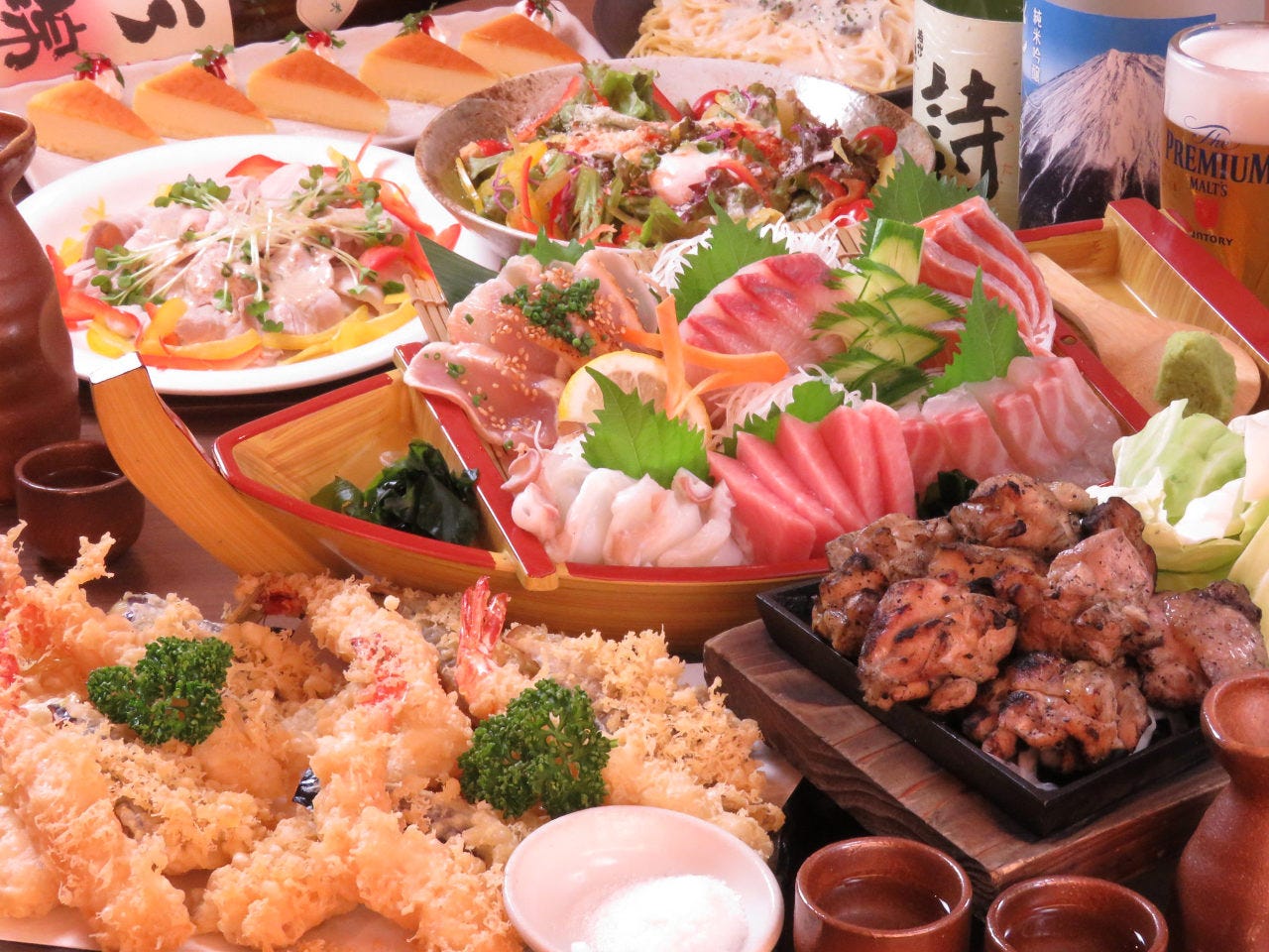 海鮮と産地鶏の炭火焼き うお鶏 清水駅店（居酒屋）[樽生店]｜サントリーグルメガイド