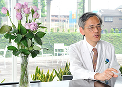 【実際のクリスマスカード】田中良和様　御令室様 “青いバラを 恋人のように まっています 祈御健斗”　Ｋｅｉｚｏ Ｓａｊｉ