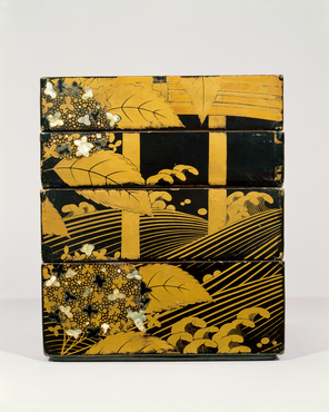 紫陽花螺鈿蒔絵重箱 コレクションデータベース サントリー美術館