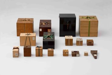 鶴の香合　香入れ　鶴の巣篭もり？　アンティーク横幅7.5センチ m-NO236 8246.jpg