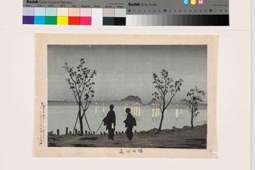 キャンバス 油彩 箕村禧男 1978年「淑女の紙芝居」 ☆図録付き