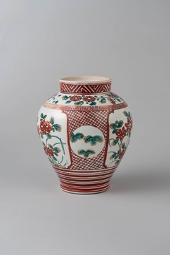 色絵花卉文壺 コレクションデータベース サントリー美術館
