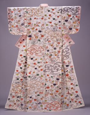 白麻地蔦に花束雲模様帷子 コレクションデータベース サントリー美術館