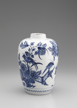 染付孔雀図壺 コレクションデータベース サントリー美術館