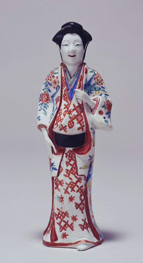 《色絵女人形》　有田　柿右衛門様式　江戸時代　17世紀（1670〜90年代）　サントリー美術館