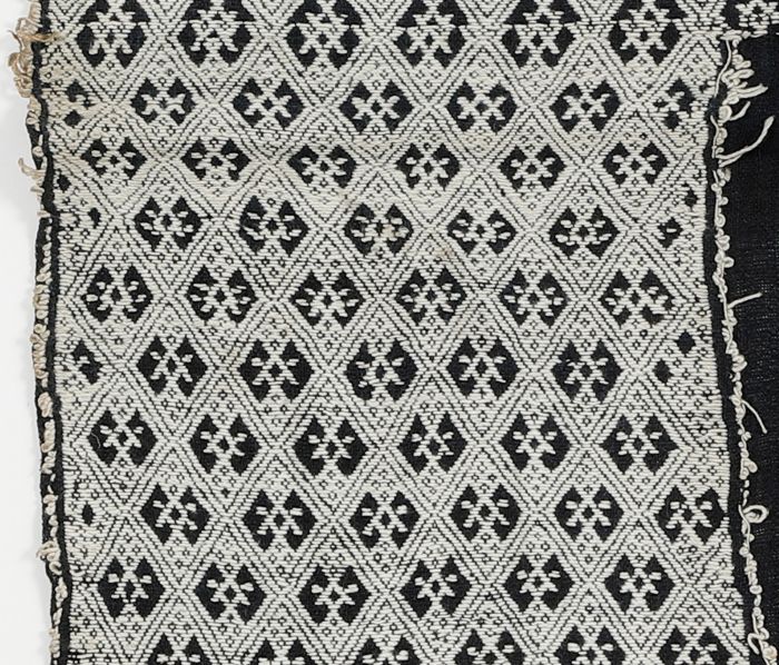 図2　部分拡大（右の前身頃の肩山付近）