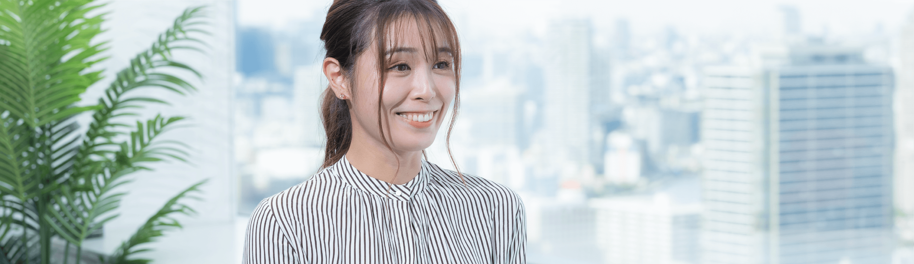 インタビューの様子