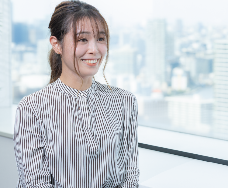 インタビューの様子