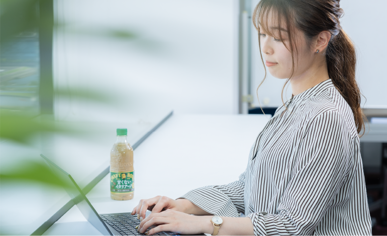 インタビューの様子