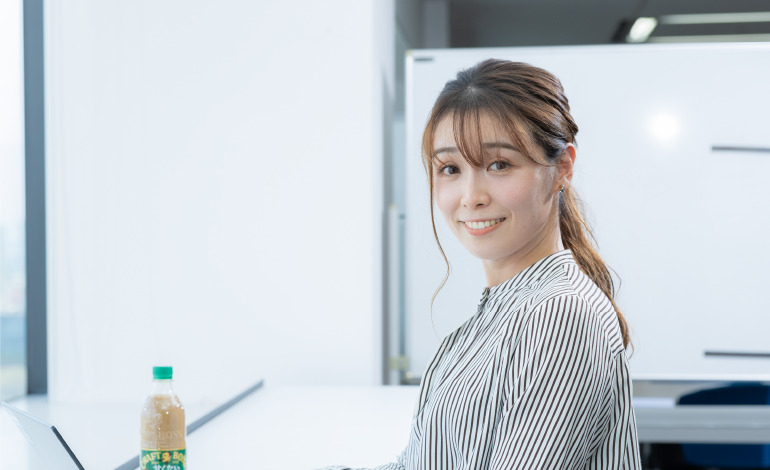 インタビューの様子