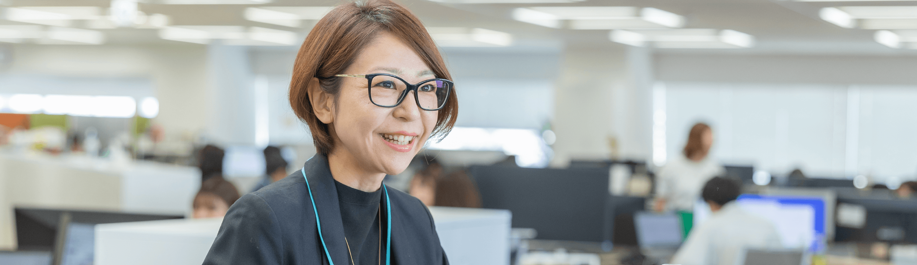 インタビューの様子