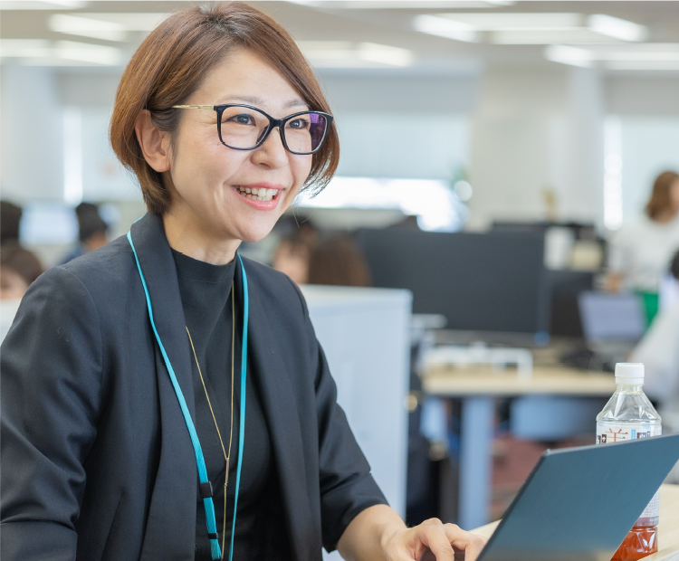 インタビューの様子