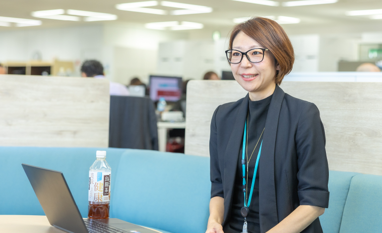 インタビューの様子