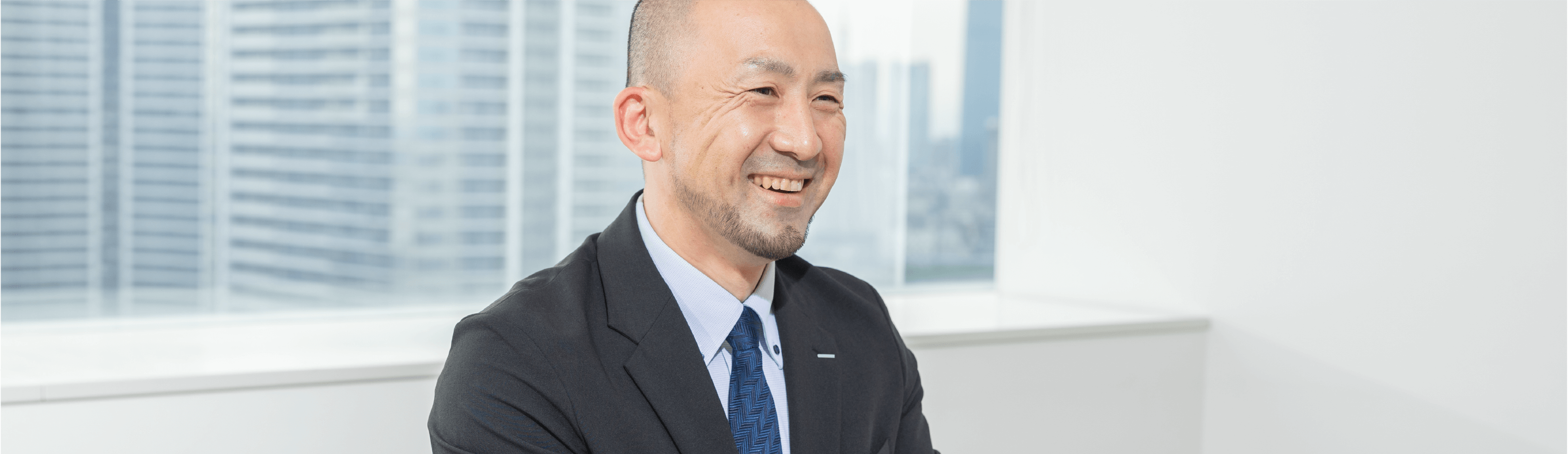 インタビューの様子