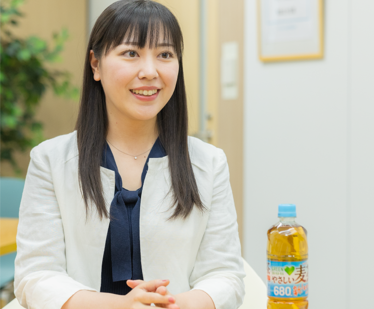 インタビューの様子