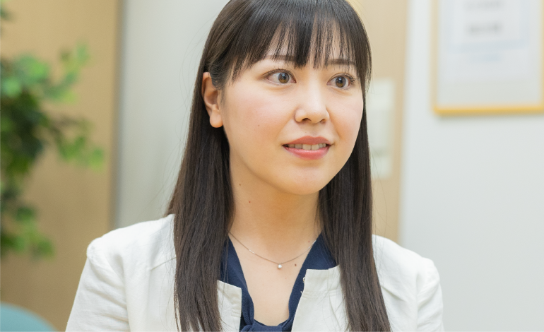 インタビューの様子