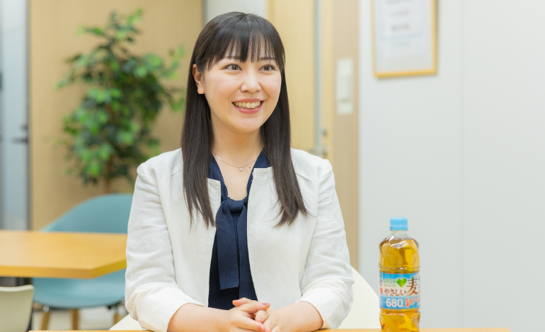 インタビューの様子