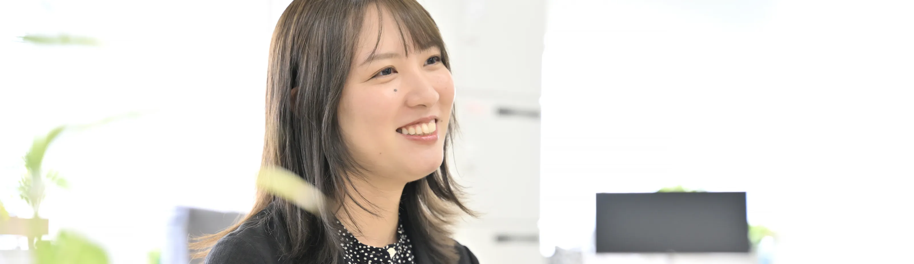 インタビューの様子