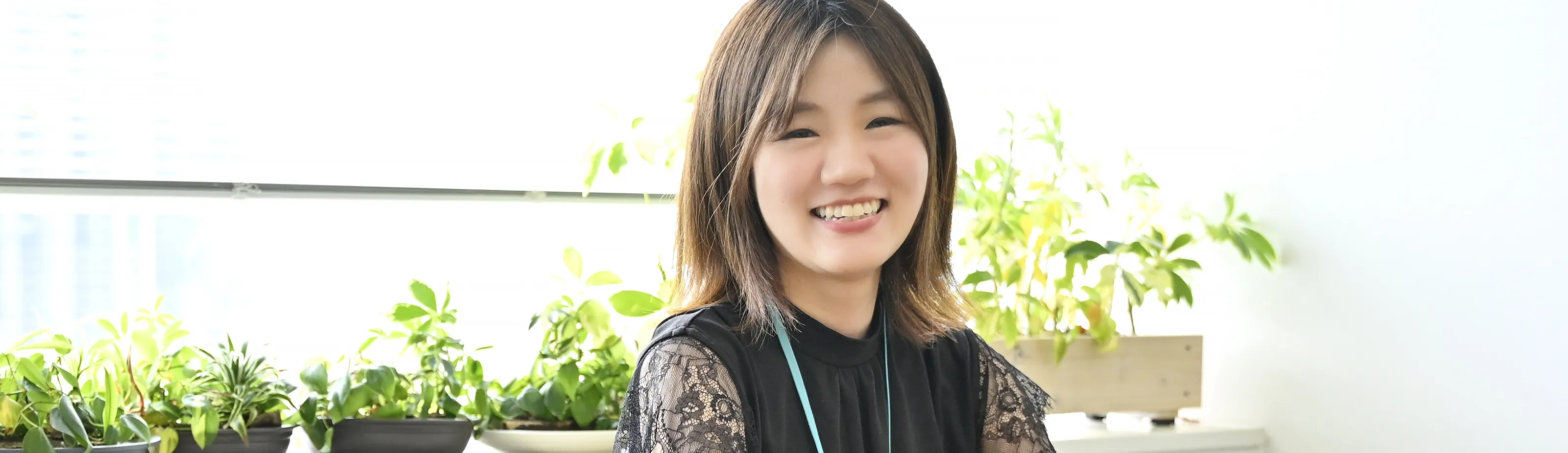 インタビューの様子