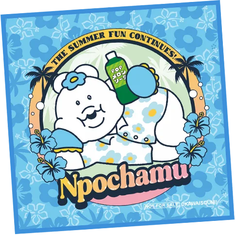 オリジナルハンドタオル んぽちゃむ