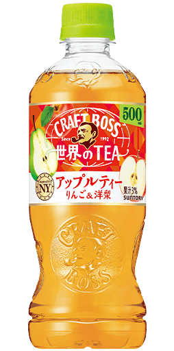 クラフトボス 世界のTEA アップルティー 500mlペット（自動販売機限定）
