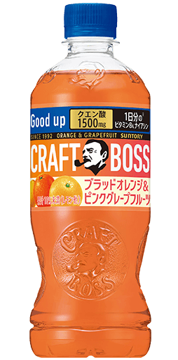 クラフトボスブラッドオレンジ＆ピンクグレープフルーツ 500mlペット