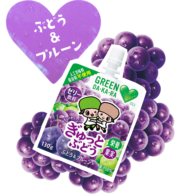 商品紹介 やさしいゼリー Green Da Ka Ra サントリー