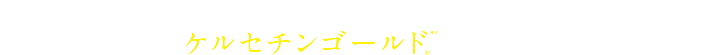 体脂肪の低減が認められた ケルセチンゴールド※1のチカラ