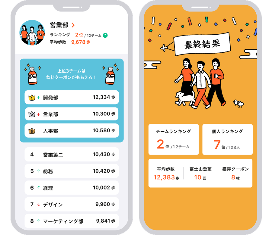 充実プランのアプリイメージ