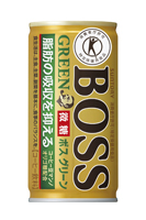 「ボス グリーン（特定保健用食品）」リニューアル