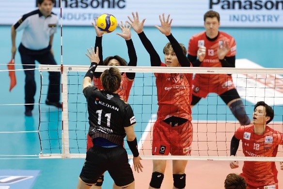 試合の様子4月5日➀