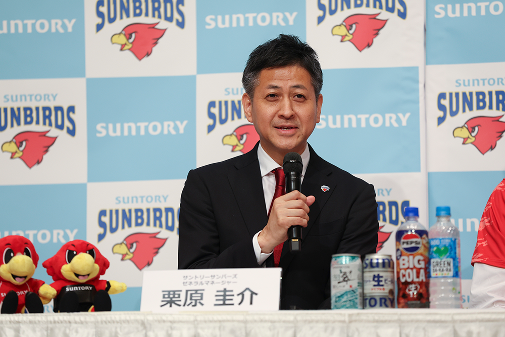 サントリーサンバーズ大阪GM 栗原圭介