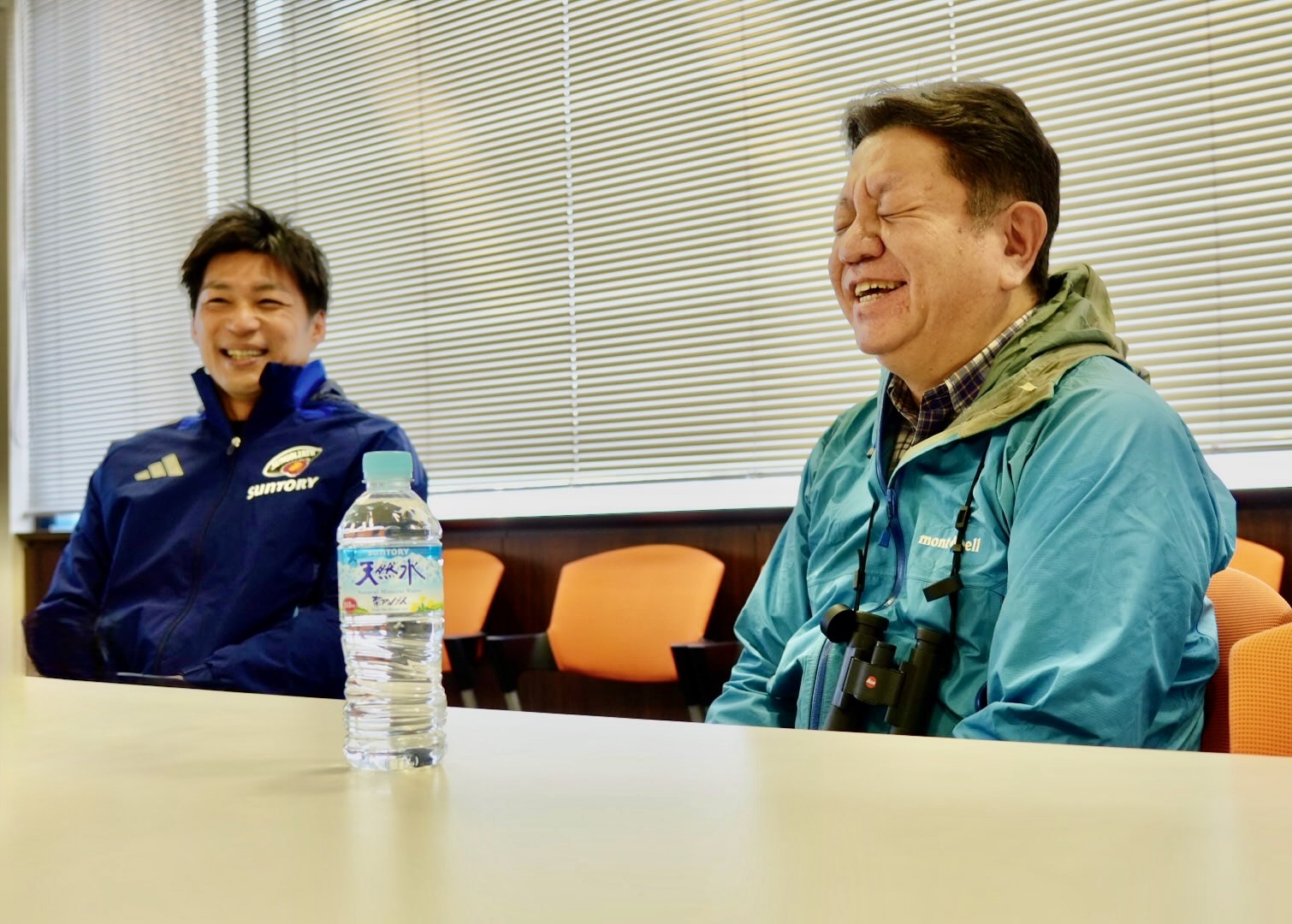 府中会議室でのお二人