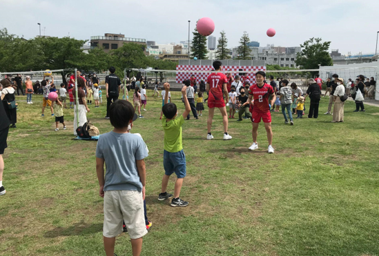 みのおキューズモールでのイベントの様子